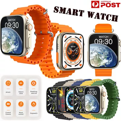 $31.99 • Buy Smart Watch Bluetooth 5.0 Heart Rate Blood Pressure Oxygen Touch Screen Bracelet