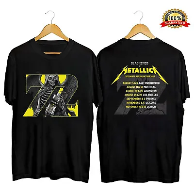 Metallica 72 Seasons 2023 – 2024 World Tour Metal Music Concert T-Shirt Gift Fan • $6.99