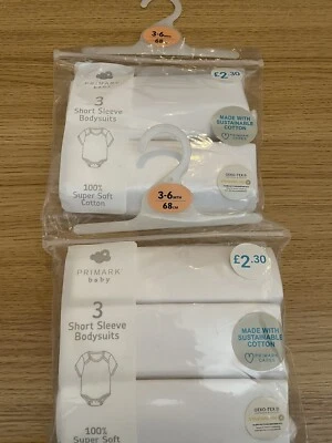 £0.99 • Buy 5 Baby Vests 3-6 Months New Short