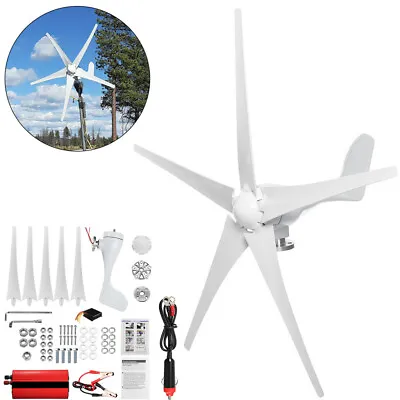 $69.99 • Buy 3000W Wind Turbine Windgenerator 12V/24V/48V 5 Blades Controller+Power Inverter