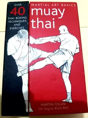 Martial Art Basics: Muay Thai 40+ Techniques Booklets Martin Folan Black Belt • $23.99