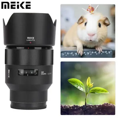 MEIKE 85mm F1.8 Auto Focus Full Frame Lens For Canon EF Mount DSLR Camera 600D • $165