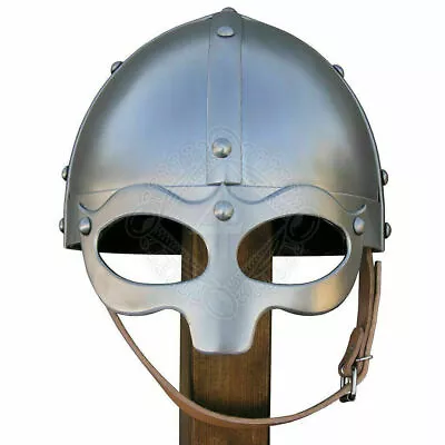 Medieval 18GA Viking Helmet Larp Reenactment Battle Warrior Knight's UH69 • $113.33