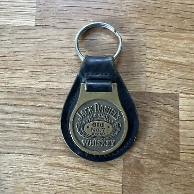 Jack Daniels Old No.7 Brand Whiskey Keyring Old Time (Metal) Vintage Collectible • £10.99