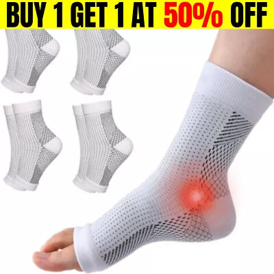 £4.95 • Buy Ankle Plantar Fasciitis Compression Socks Heel Foot Arch Pain Relief Support UK