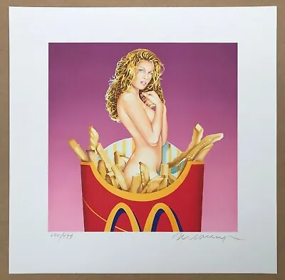 Mel Ramos - Fräulein French Fries 2002 Signed Numbered 280/499 Signed • $2662.99