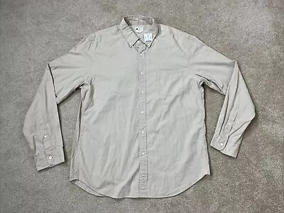 NWT J. Crew Factory Button Front Shirt Long Sleeves Men's Size L • $26