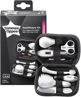 Tommee Tippee Healthcare Kit For Baby Black Nail Grooming Clippers - 9 Part Set • £25.99