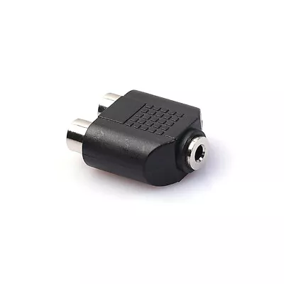 £2.99 • Buy 3.5mm Jack Stereo Female To 2RCA Female Phono Y Splitter Adaptor Connector Cable