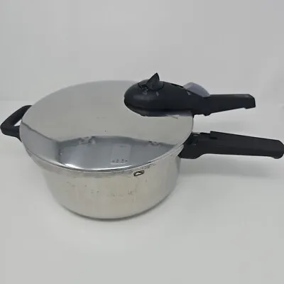 Fagor Plaksteel Pressure Cooker 4L With Lid Stovetop Vitro Induction 18/10 • $33.47