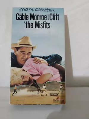 The Misfits VHS Clark Gable Marilyn Monroe • $1.99