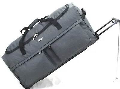 £30.99 • Buy 30  X Large 96L Wheeled Travel Luggage Trolley Holdall Suitcase Duffel Cargo Bag