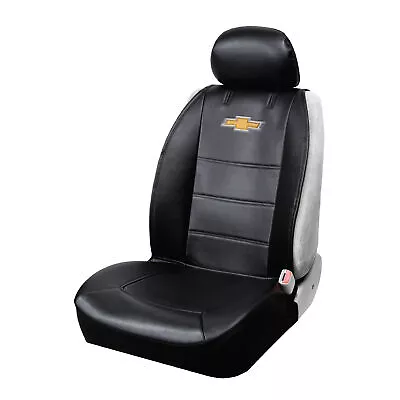 Chevrolet Bowtie Logo Contrast Stichin Deluxe 3-Piece Sideless Seat Cover • $24.99