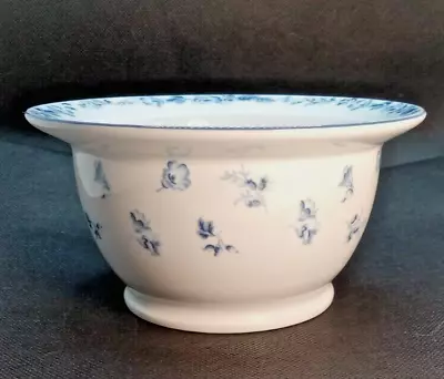 Laura Ashley SOPHIA Rimmed Bowl Blue And  Floral 3 Inches Tall Shabby Chic • $22.50