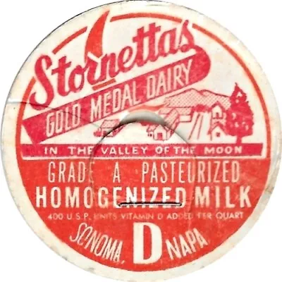Stornettas Dairy Milk Cap Nap California CA • $12