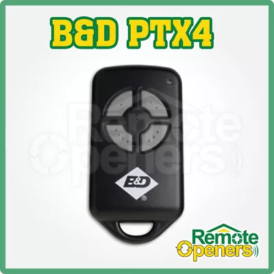 B&D PTX4 059116 Garage Door Remote Control CAD-601 059120 • $45.50