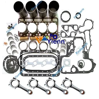 V1702 Connecting Rod Overhaul Rebuild Kit For Kubota Engine Bobcat 733 743 Parts • $923