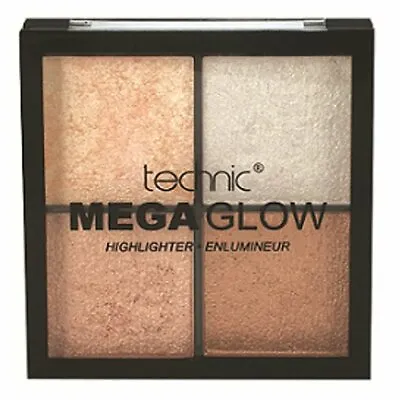 £3.09 • Buy Technic Mega Glow Powder Highlighter Quad Palette Vegan