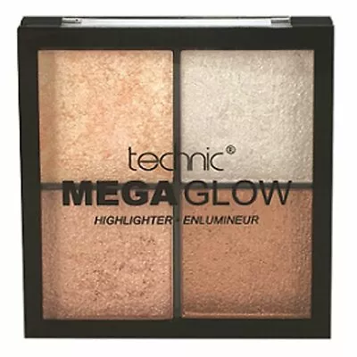£3.09 • Buy Technic Mega Glow Powder Highlighter Quad Palette Vegan