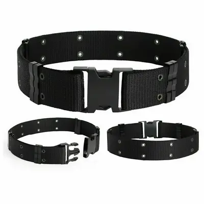 Men's Tactical Military Belt Adjustable Buckle Gun Belt Quick Release Army Belts • $9.99