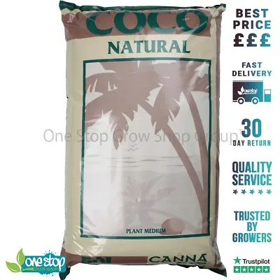 £17.38 • Buy Canna Coco Natural 50L - Coco Coir Hydroponic Growing Media - Hydro Medium