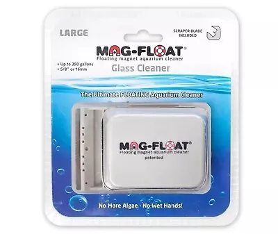 Mag-Float Large 350 Aquarium Cleaning Magnet With Blade • $53.99