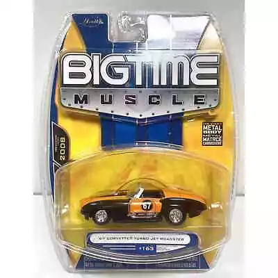 Jada Bigtime Muscle '67 Corvette Turbo Jet Roadster 1:64 Diecast #163 Sealed • $7.50