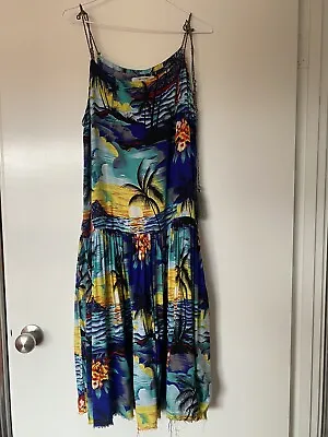One Teaspoon Hawaiian Slip Dress XL • $40