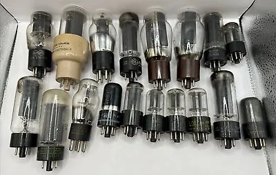 Vacuum Tube Art 5U4G 6SN7GT Vintage Lot Of 18 Steam Punk Art PLZ READ! • $26.24