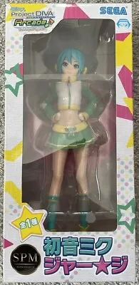 Hatsune Miku Jersey Super Premium Figure Project DIVA SPM SEGA New Unopened • $30