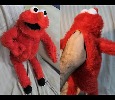 Elmo Hand Crafted Puppet Toy Muppets Sesame Street Rana Rene Kermit Bert Ernie • $55