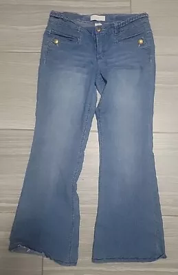 $14.95 • Buy Lola Hydraulic Ladies Bell Bottom Curvy Slim Boot Sz 9 Med Wash. Pocket 