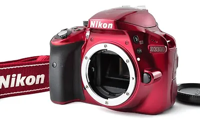 Nikon D3300 Red [Top MINT] 24.2 MP Digital SLR Camera Body Only • $613.80
