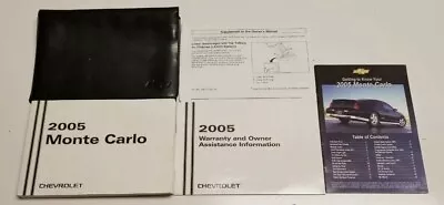 2005 Chevrolet Monte Carlo Owners Manual V6 3.8l Supercharged V6 3.4l Ss Lt Ls S • $63.99