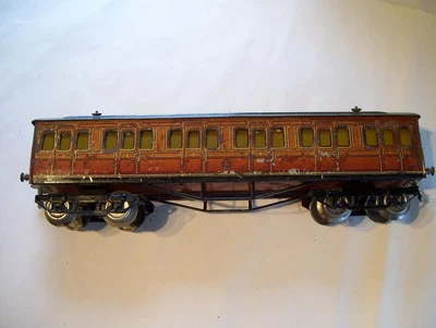 £59.99 • Buy MECCANO HORNBY CLOCKWORK No2 LONG METROPOLITAN 1st CLASS COACH CARRIAGE O GAUGE