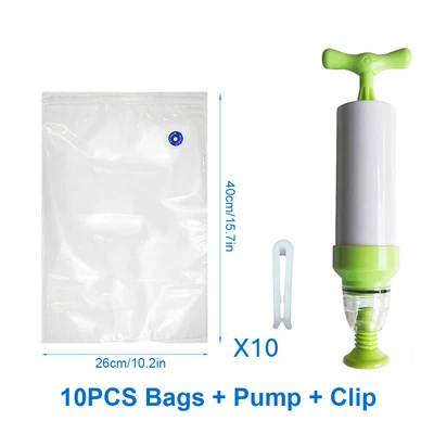 £16.77 • Buy Sous Vide Bags Food  Sealer Bags With Rechargeable  Pump B0W0