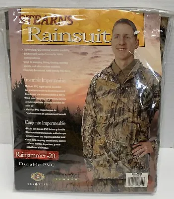 Stearns Rainsuit Rainjammer -20 Size XXL Camping Hiking Boating  • $21.24