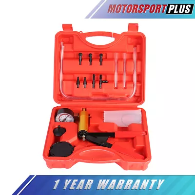 $20.89 • Buy Hand Held Vacuum Pressure Pump Tester Set Brake Fluid Bleeder Bleeding Tool