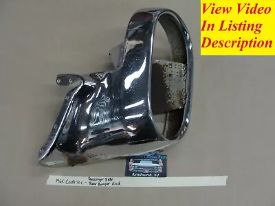 OEM 60 Cadillac RIGHT PASSENGER SIDE CHROME BACK REAR BUMPER END • $424.99