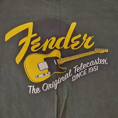 Fender Guitar Tee MEDIUM Fender Telecaster Guitars Guitarist Music Gilmour • $39