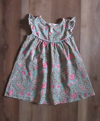 Matilda Jane Sz 4 Growing Season Pearl Happy Free Flutter Paisley Floral Dress  • $24.99