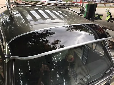 VW SUPER Beetle Vintage Style Sun Visor Classic Acrylic BLACK External • $280