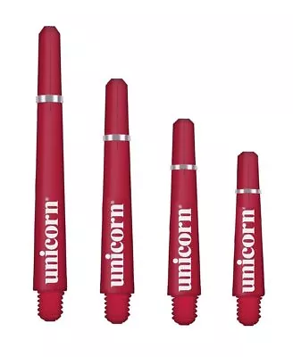 Unicorn Gripper 4 Dart Stems - Four Lengths Available RED - Choose No. Sets ! • £22.95