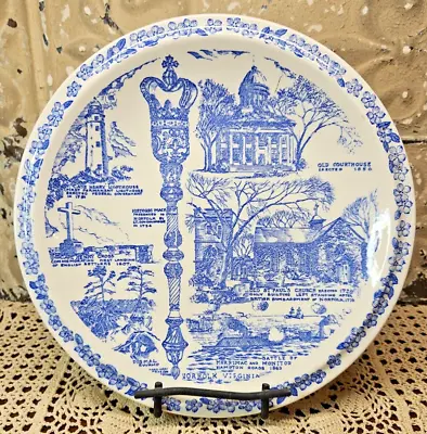 Vernon Kilns 10  Norfolk In Historic Tidewater Virginia Collector Plate • $20