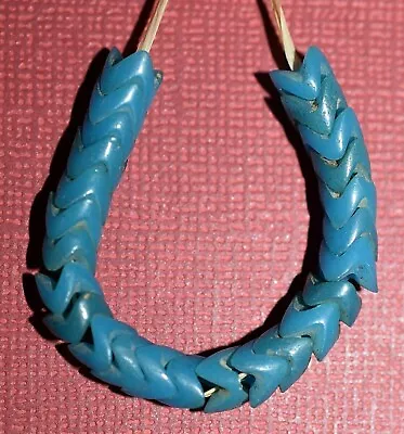 Antique Czech Glass Interlocking European Snake Vertebrae Beads African Trade • $5.18