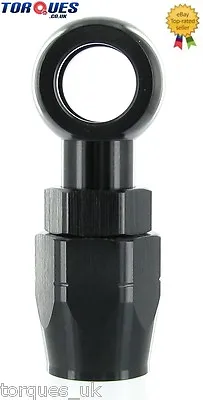 £12.99 • Buy AN -6 (AN6 AN 06) 12.5mm Eye Banjo Swivel Seal Hose Fitting In Stealth Black
