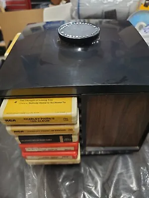 Vintage 8 Track Stowaway Carousel Spinning Storage Cases Holds 24 • $44.99