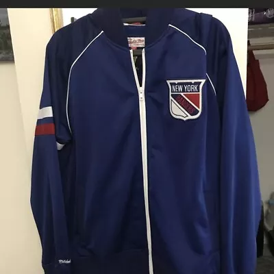 New York Rangers Vintage Mitchell & Ness  NHL Jacket XL  • $68