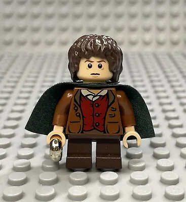 LEGO Minifigure - Frodo Baggins - Dark Green Cape - Lor028 • $19.99