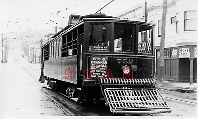 3AA400C 2NDGEN RP 1915 MARKET STREET RAILWAY SF CAR #752 ON 24th ST AT UTAH • $8.99